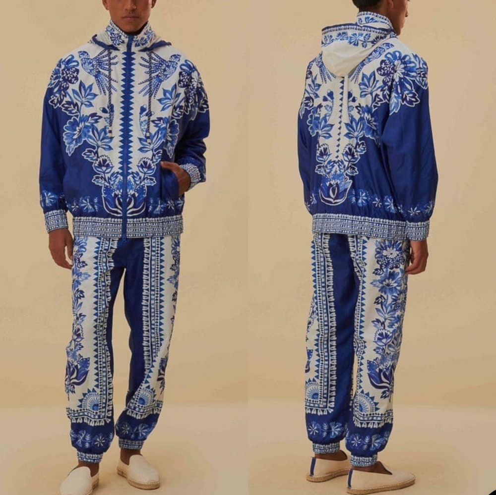 New!FARM‎ Rio Flora Tapestry Pants - Picture 2 of 16